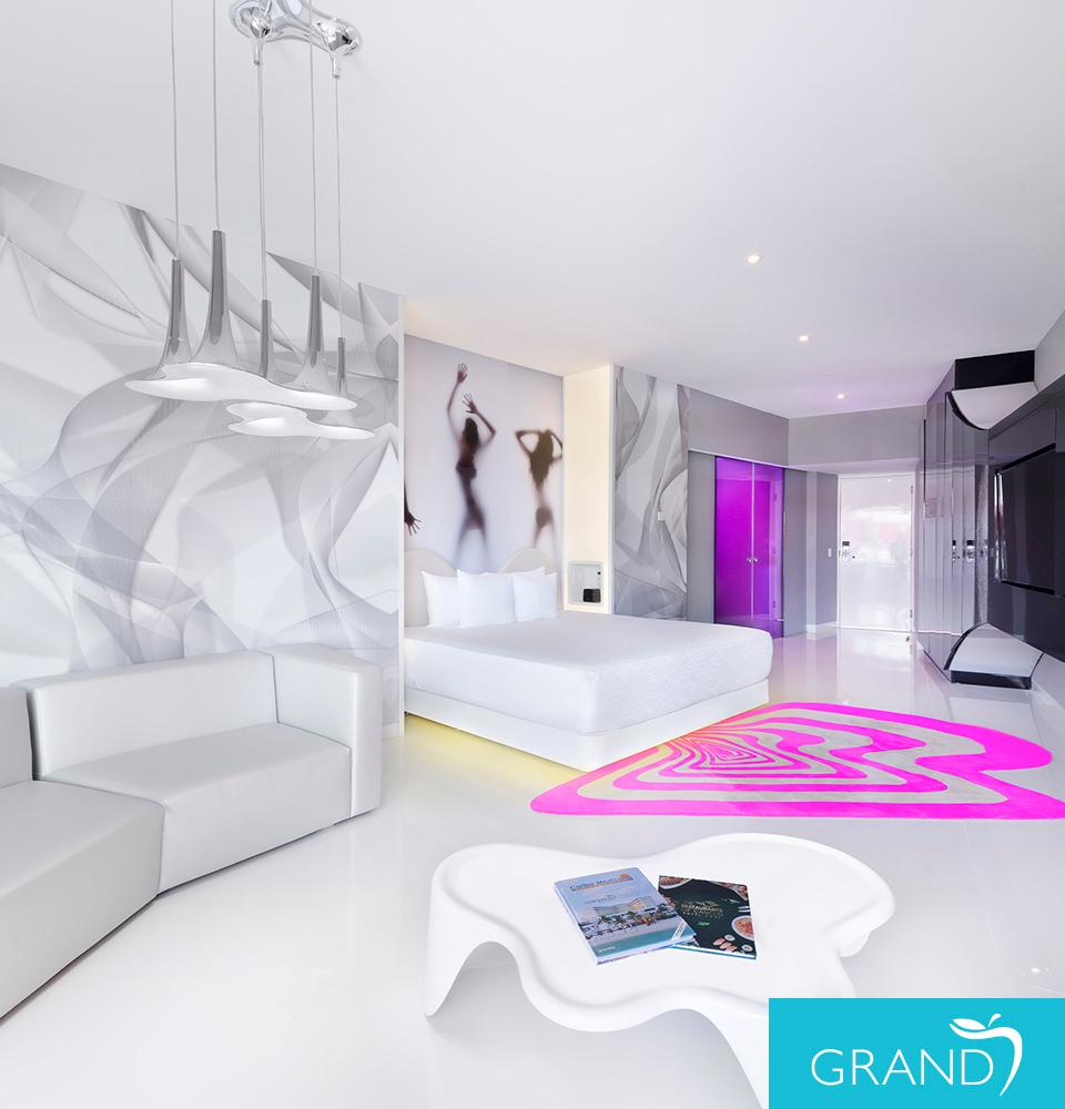 Couple’s Clothing-Optional Deluxe Ocean-View Tower Room  Temptation Cancun Resort Cancún Couple’s Clothing-Optional Deluxe Ocean-View Tower Room  Temptation Cancun Resort Cancún