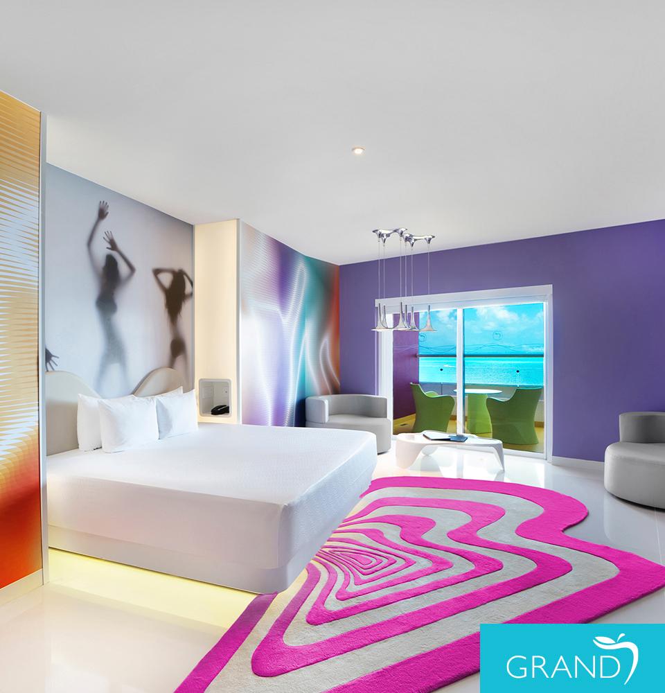 Couple’s Clothing-Optional Oceanfront Jacuzzi Tower Suite  Temptation Cancun Resort Cancún Couple’s Clothing-Optional Oceanfront Jacuzzi Tower Suite  Temptation Cancun Resort Cancún